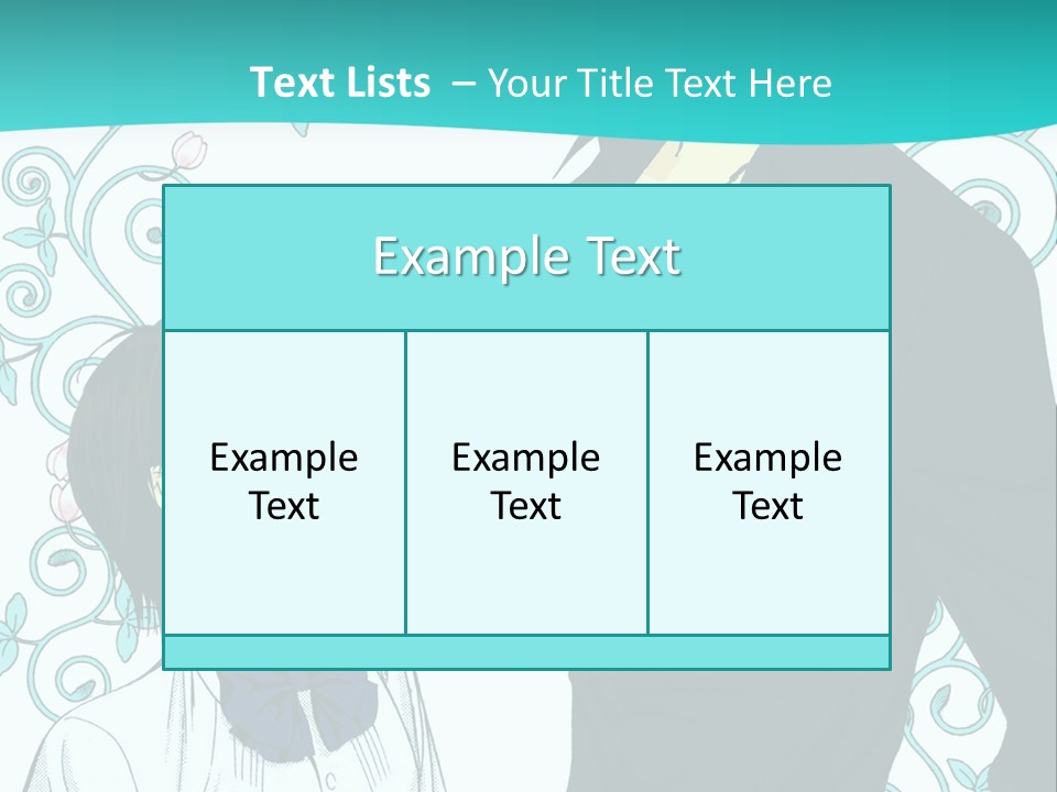A Man And Woman Standing Next To Each Other PowerPoint Template