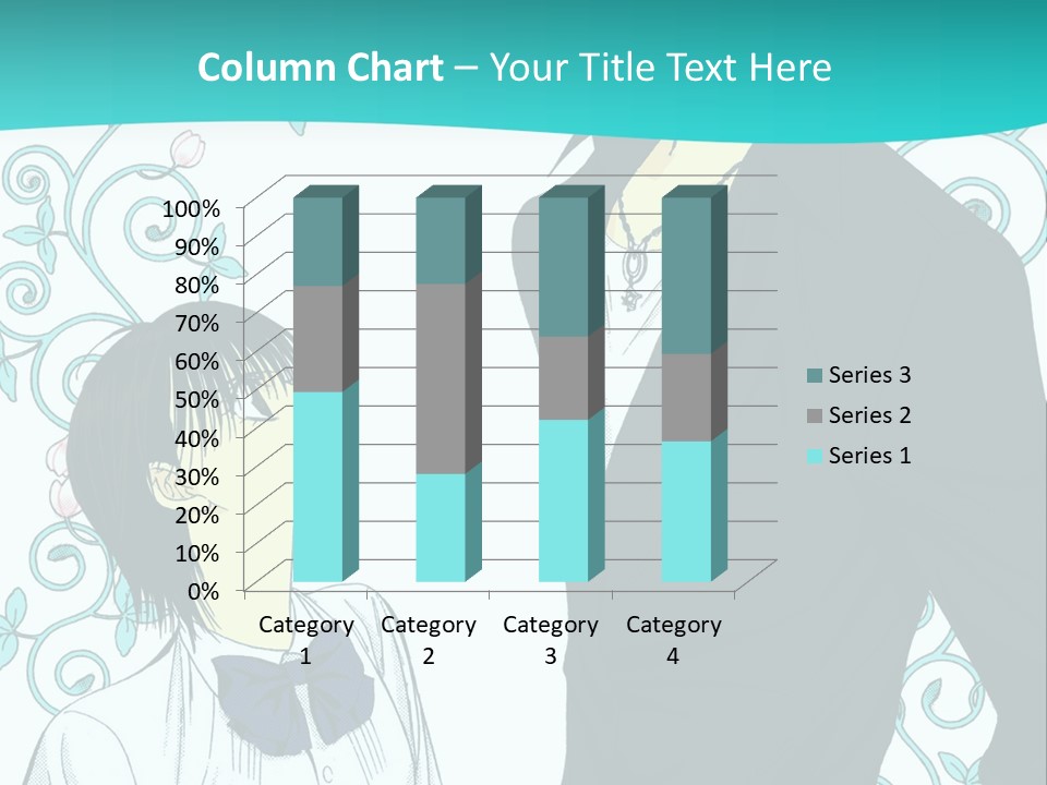 A Man And Woman Standing Next To Each Other PowerPoint Template