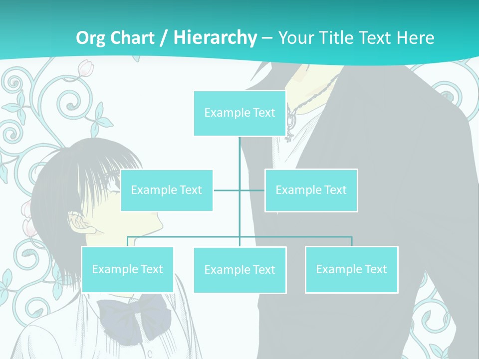 A Man And Woman Standing Next To Each Other PowerPoint Template