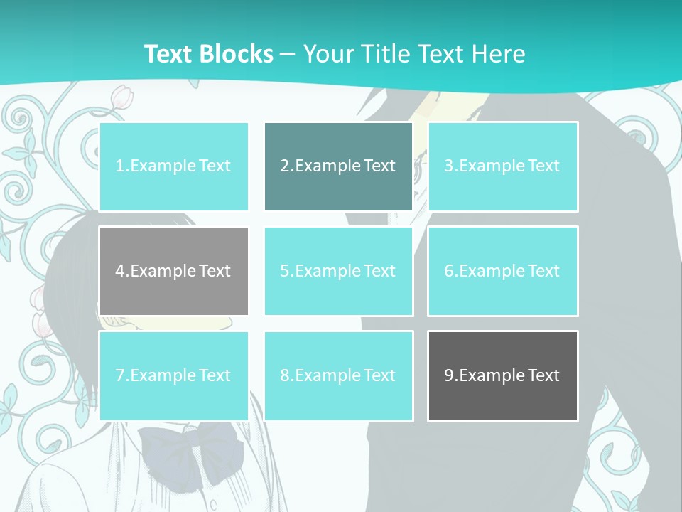 A Man And Woman Standing Next To Each Other PowerPoint Template