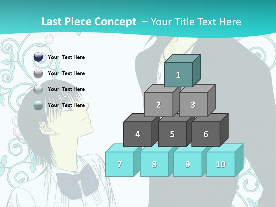 A Man And Woman Standing Next To Each Other PowerPoint Template