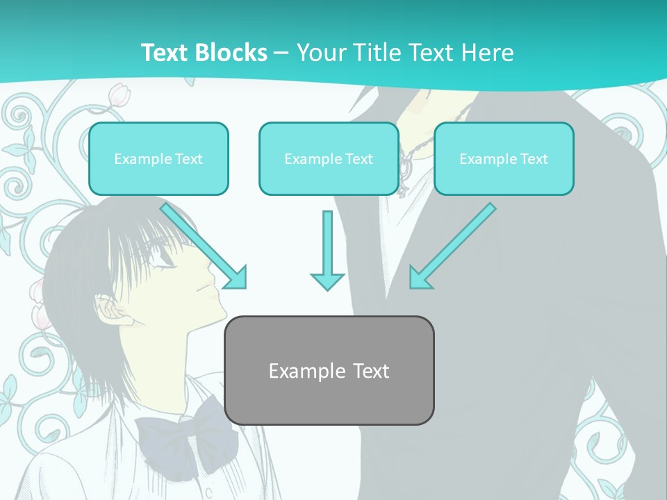 A Man And Woman Standing Next To Each Other PowerPoint Template