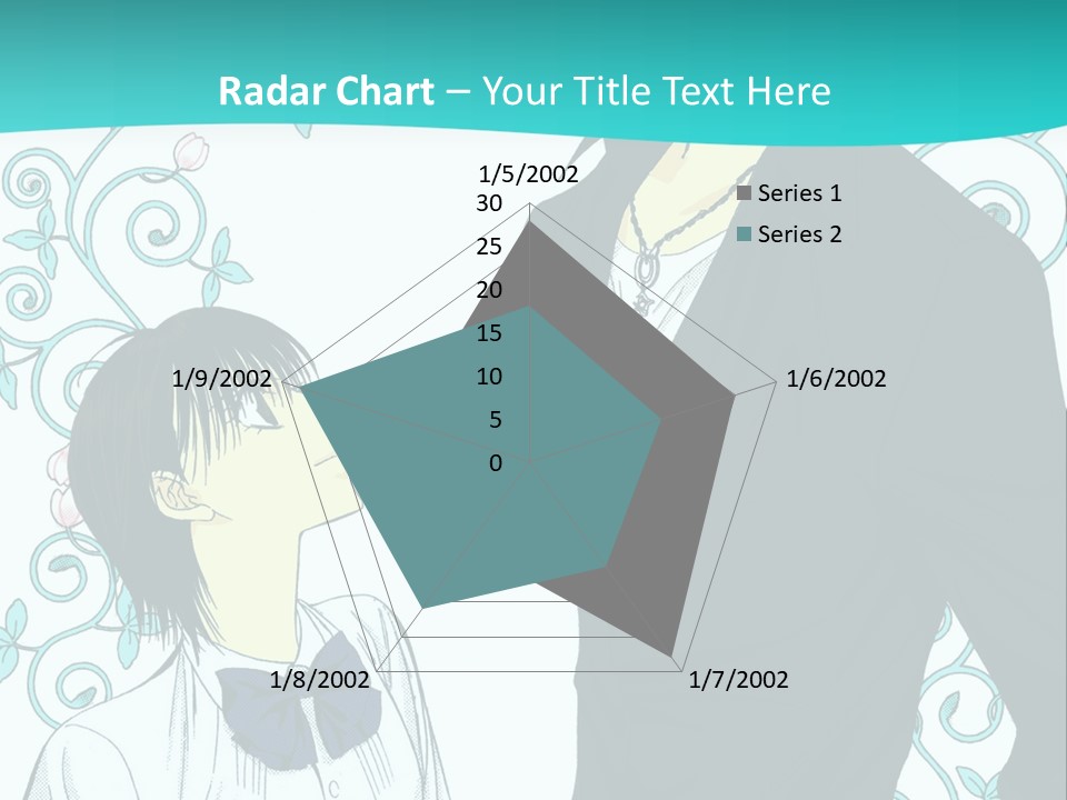 A Man And Woman Standing Next To Each Other PowerPoint Template