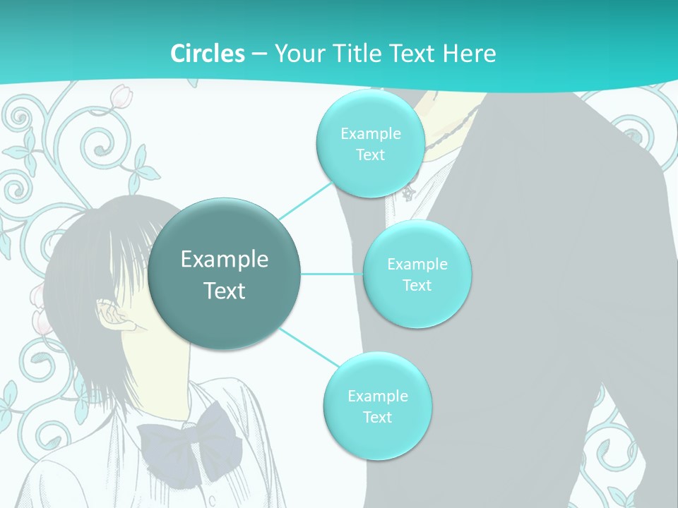 A Man And Woman Standing Next To Each Other PowerPoint Template