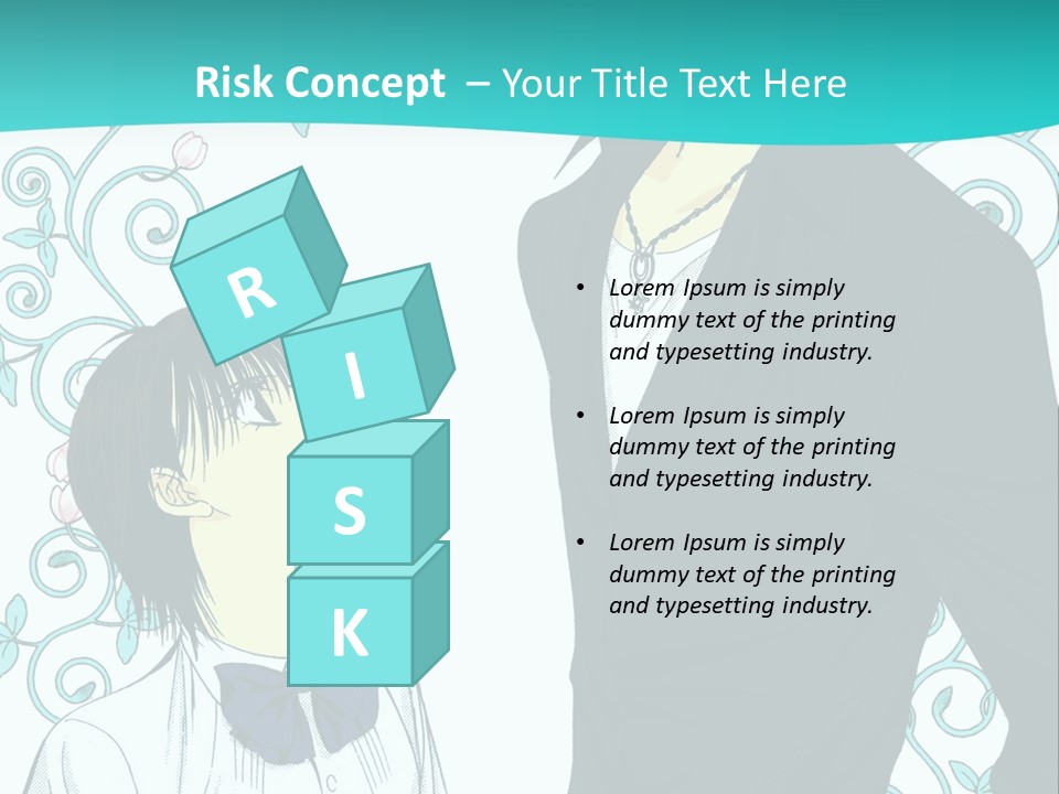 A Man And Woman Standing Next To Each Other PowerPoint Template