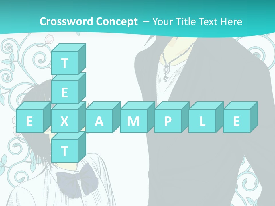 A Man And Woman Standing Next To Each Other PowerPoint Template