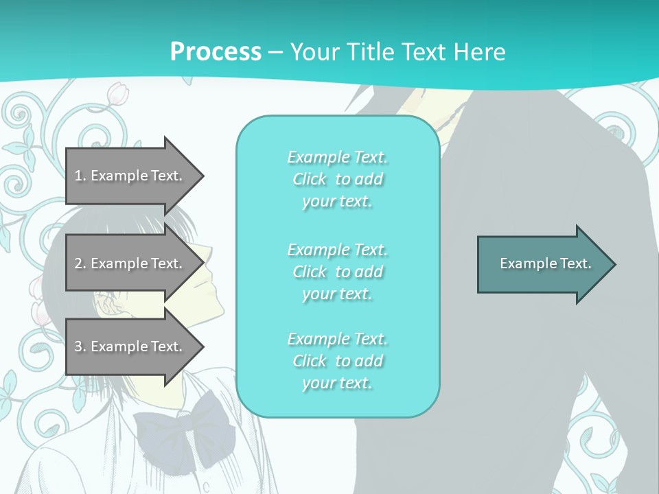 A Man And Woman Standing Next To Each Other PowerPoint Template