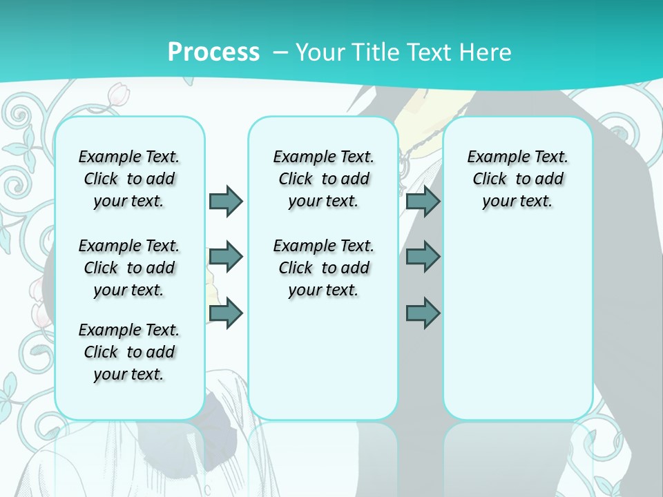 A Man And Woman Standing Next To Each Other PowerPoint Template