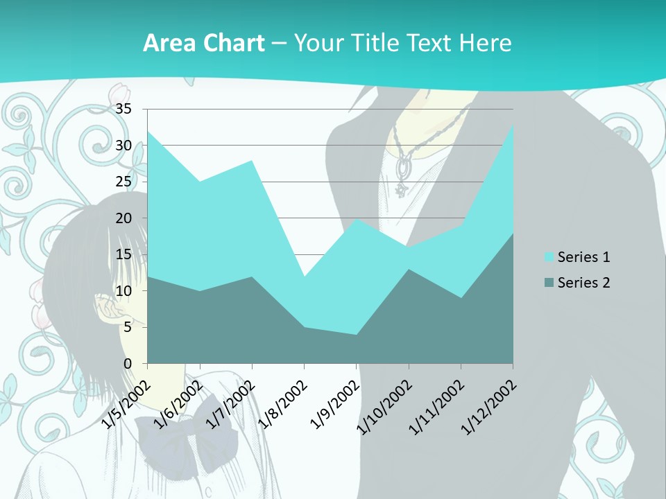 A Man And Woman Standing Next To Each Other PowerPoint Template