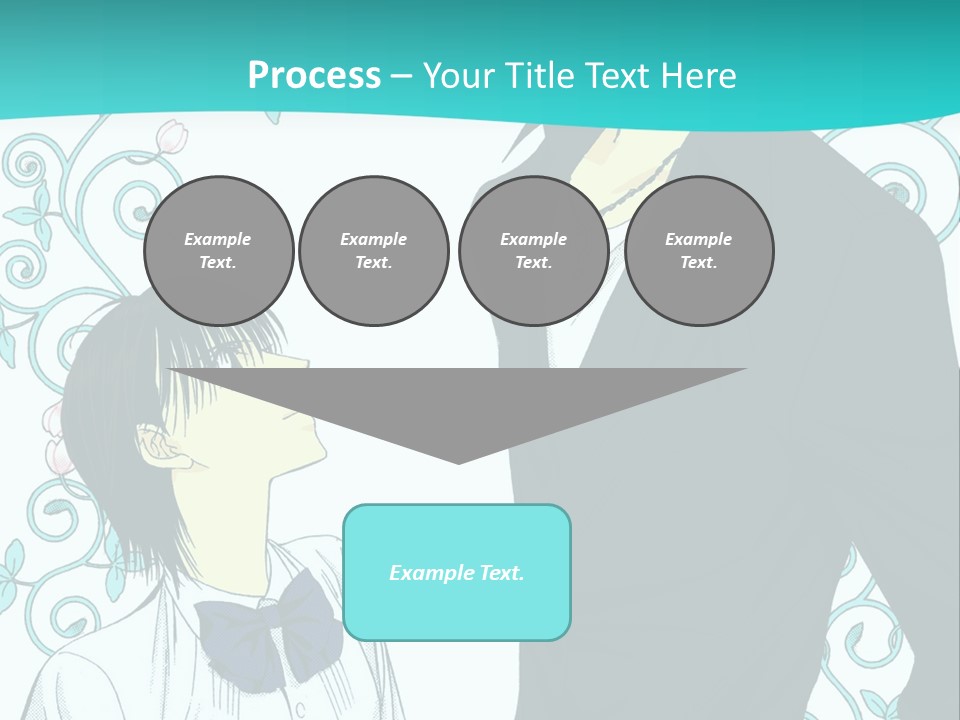A Man And Woman Standing Next To Each Other PowerPoint Template