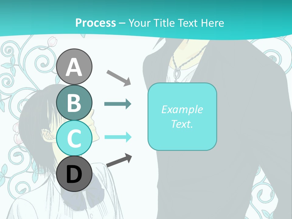 A Man And Woman Standing Next To Each Other PowerPoint Template