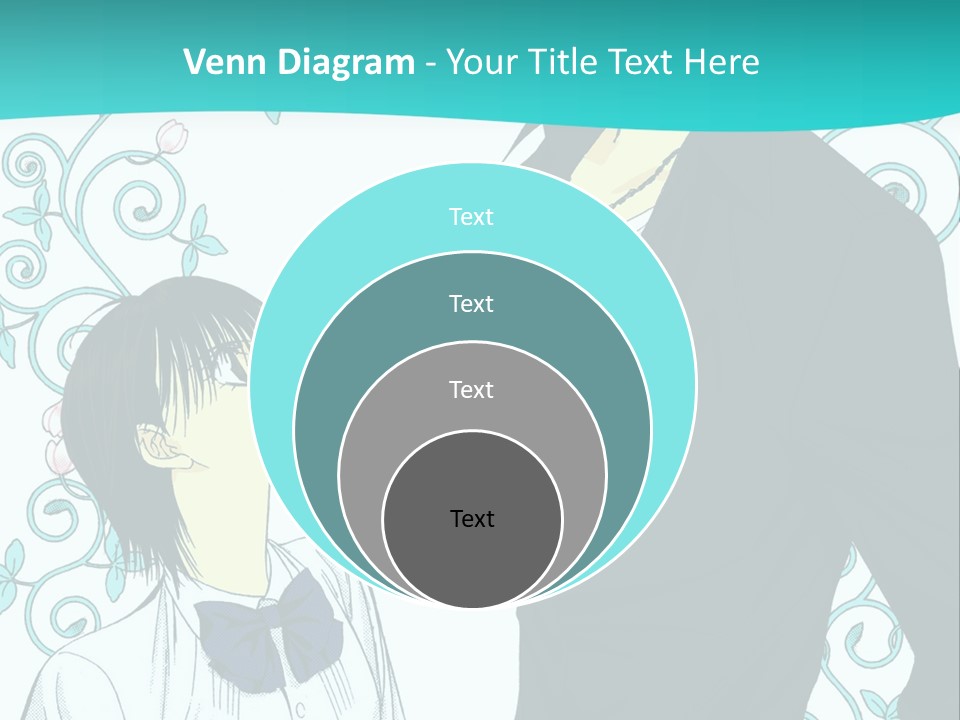 A Man And Woman Standing Next To Each Other PowerPoint Template