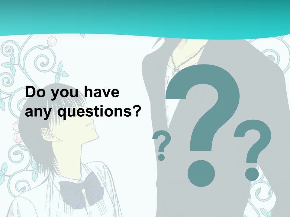 A Man And Woman Standing Next To Each Other PowerPoint Template