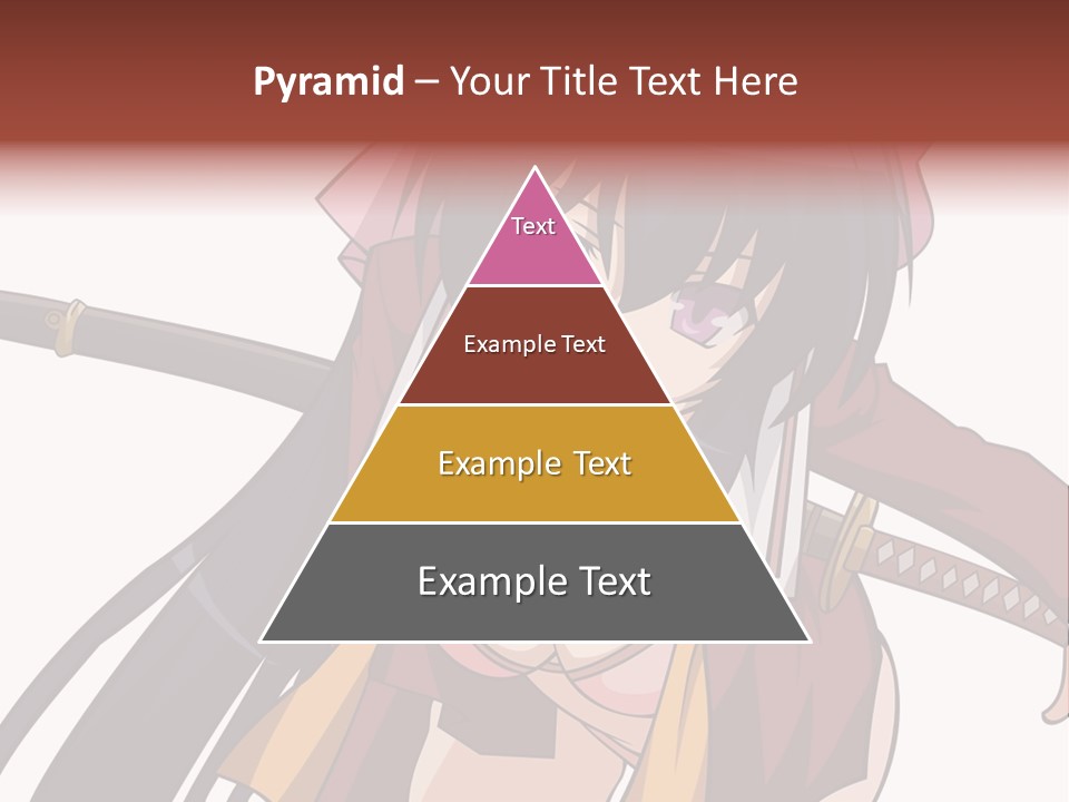 A Woman With A Sword In Her Hand PowerPoint Template