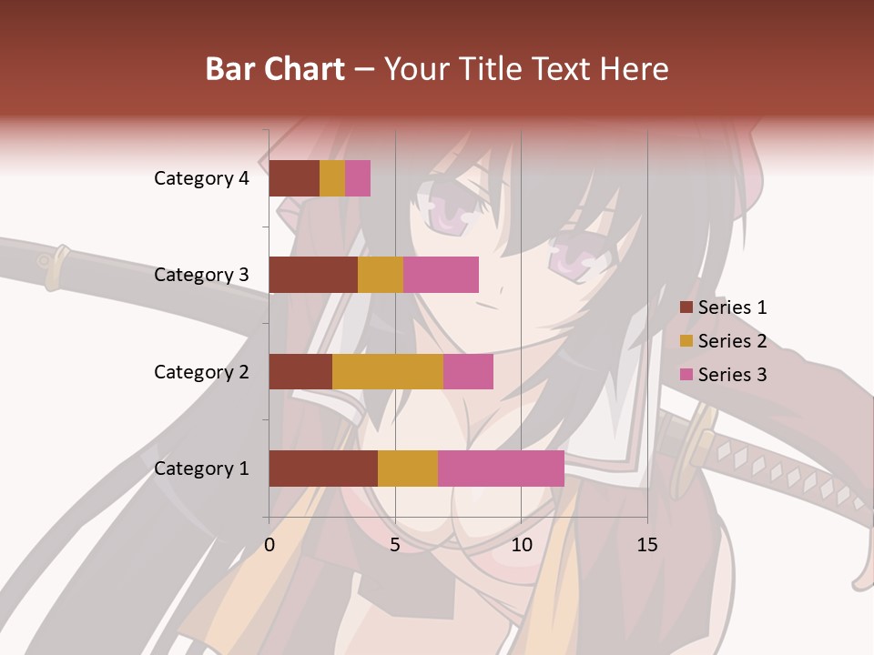 A Woman With A Sword In Her Hand PowerPoint Template