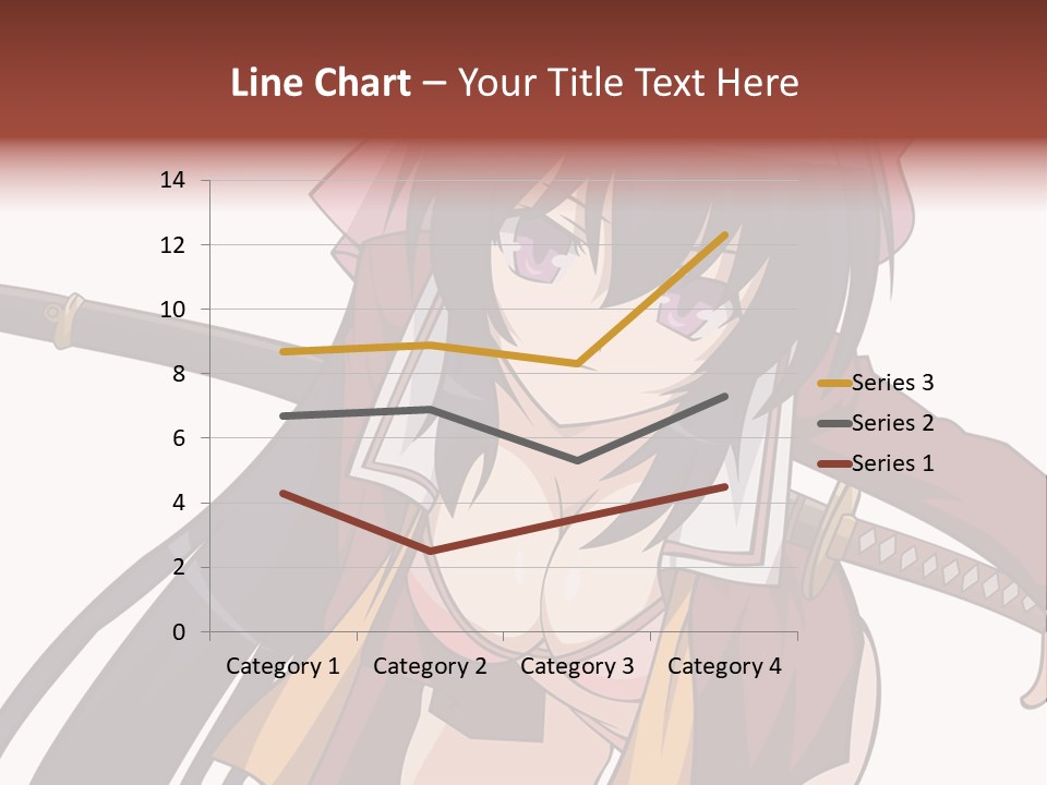 A Woman With A Sword In Her Hand PowerPoint Template