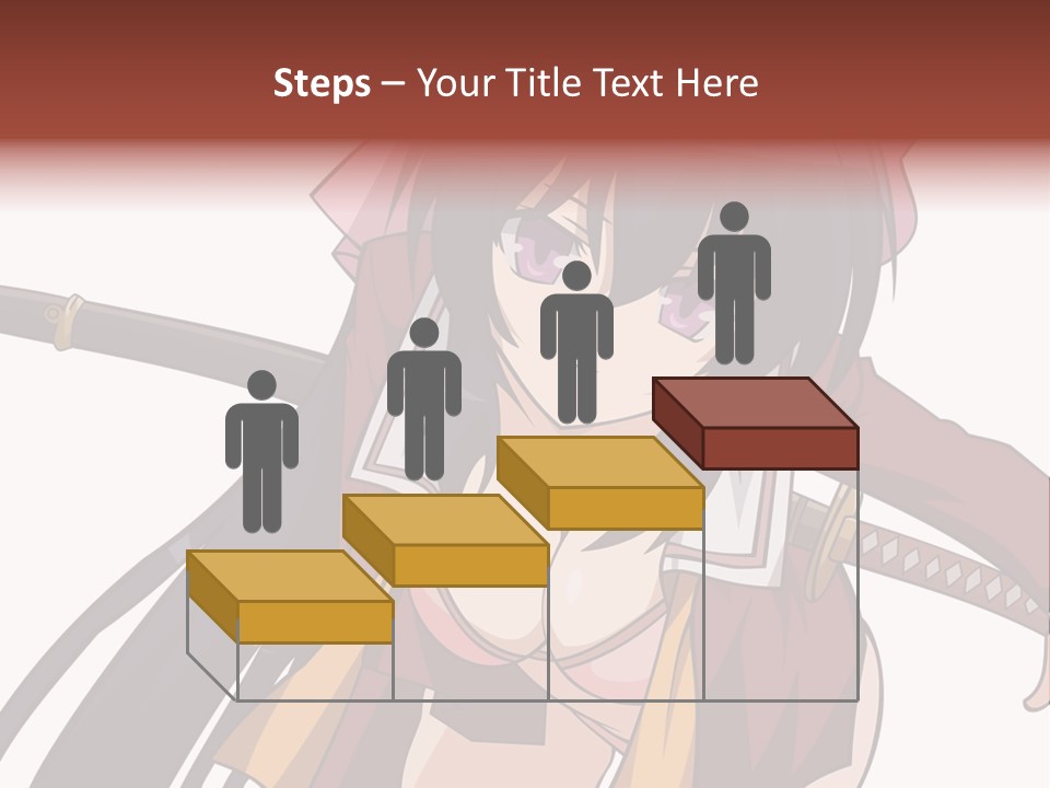 A Woman With A Sword In Her Hand PowerPoint Template