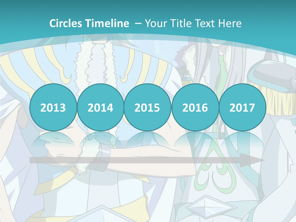 A Couple Of Anime Characters Standing Next To Each Other PowerPoint Template
