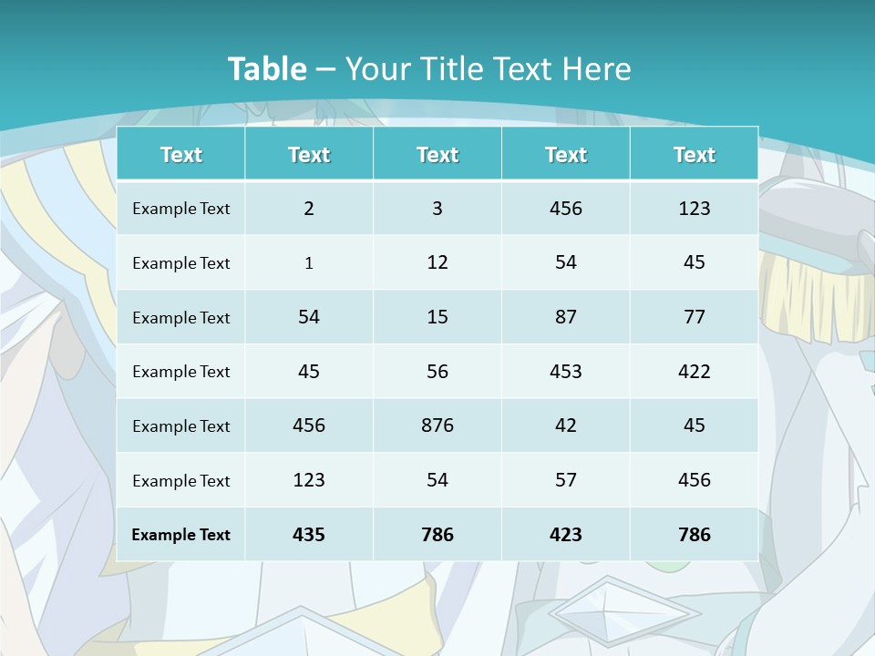 A Couple Of Anime Characters Standing Next To Each Other PowerPoint Template