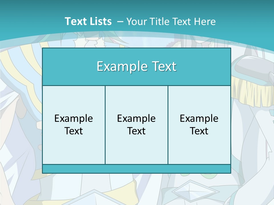 A Couple Of Anime Characters Standing Next To Each Other PowerPoint Template