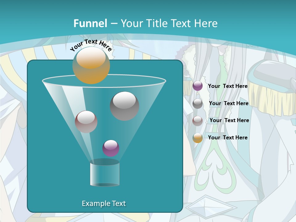 A Couple Of Anime Characters Standing Next To Each Other PowerPoint Template