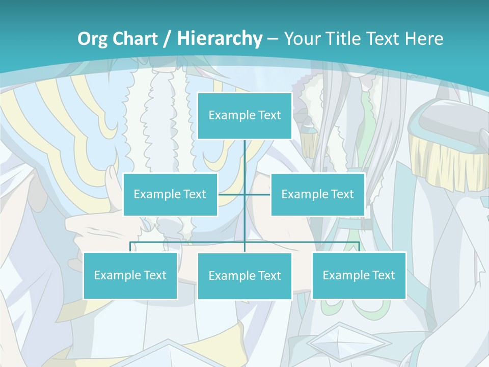A Couple Of Anime Characters Standing Next To Each Other PowerPoint Template
