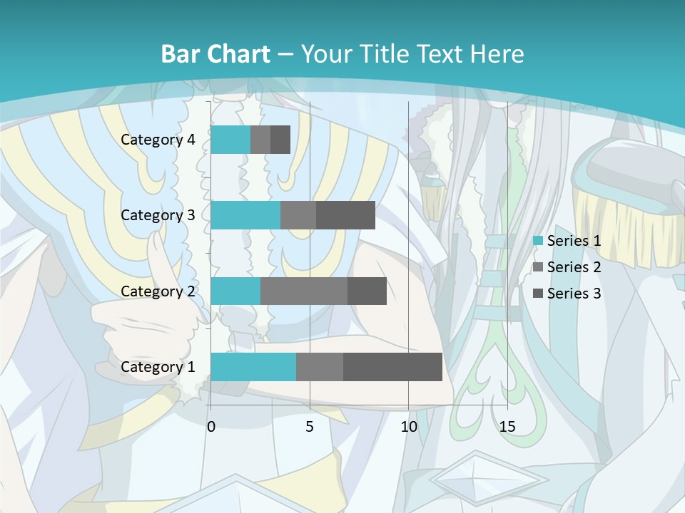 A Couple Of Anime Characters Standing Next To Each Other PowerPoint Template