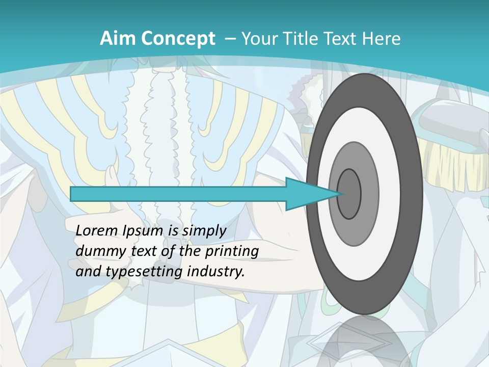 A Couple Of Anime Characters Standing Next To Each Other PowerPoint Template
