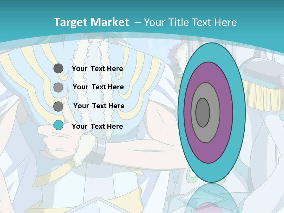 A Couple Of Anime Characters Standing Next To Each Other PowerPoint Template