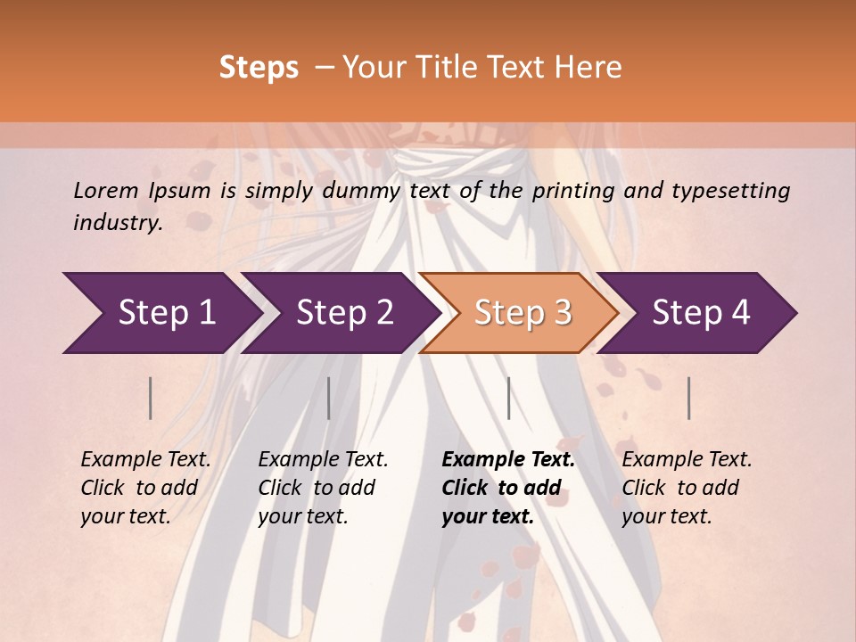 A Woman In A White Dress Holding A Flower PowerPoint Template