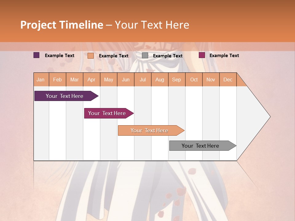 A Woman In A White Dress Holding A Flower PowerPoint Template