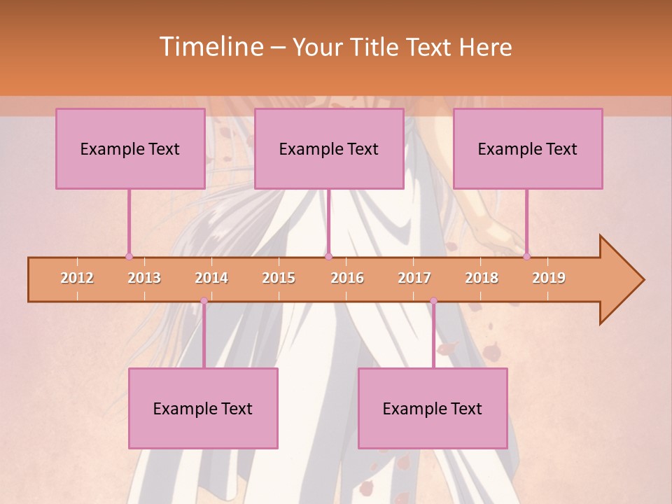 A Woman In A White Dress Holding A Flower PowerPoint Template