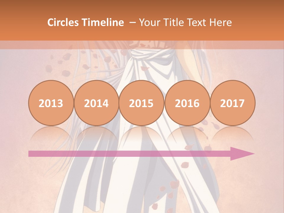 A Woman In A White Dress Holding A Flower PowerPoint Template