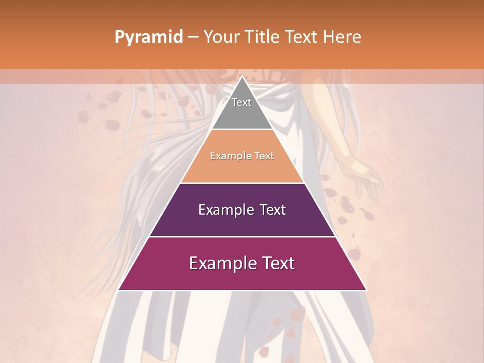 A Woman In A White Dress Holding A Flower PowerPoint Template