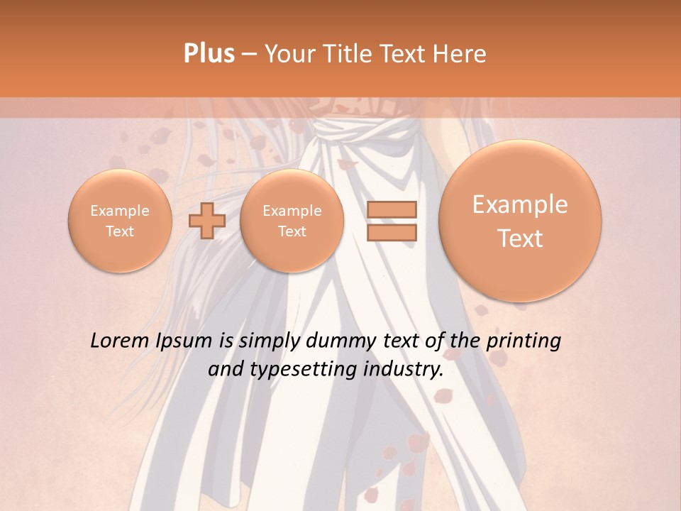 A Woman In A White Dress Holding A Flower PowerPoint Template