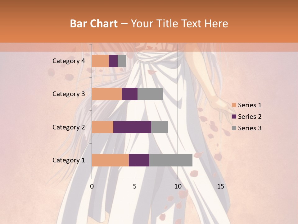 A Woman In A White Dress Holding A Flower PowerPoint Template