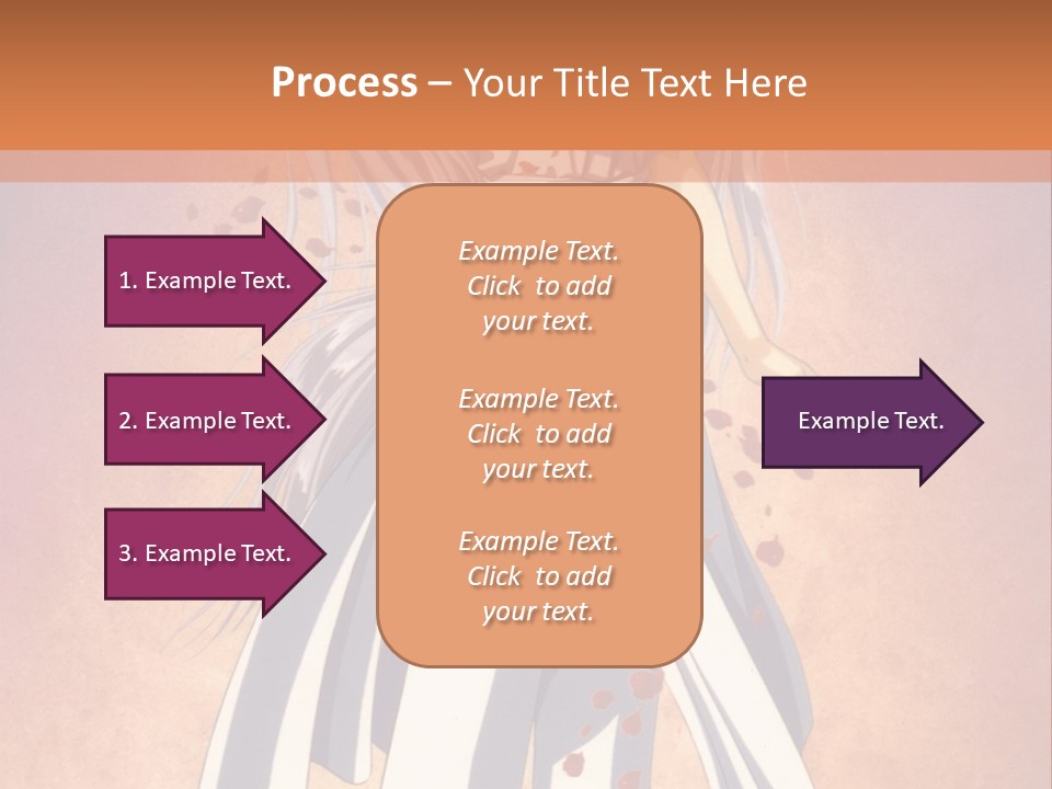 A Woman In A White Dress Holding A Flower PowerPoint Template