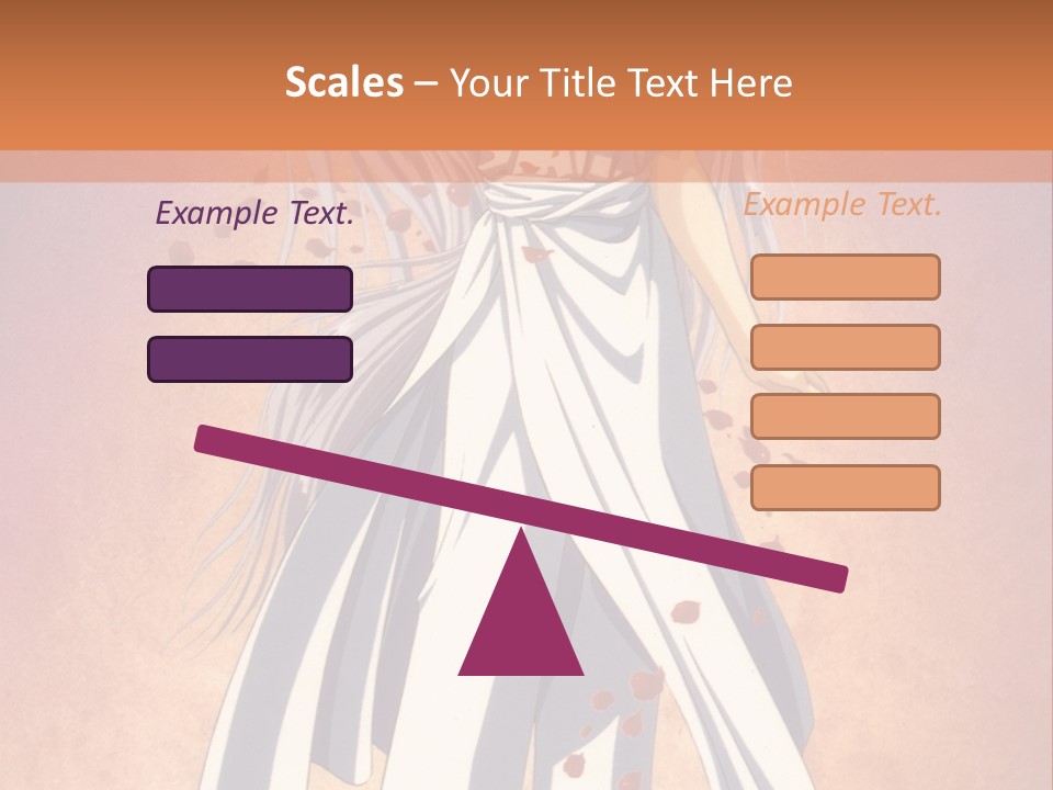 A Woman In A White Dress Holding A Flower PowerPoint Template