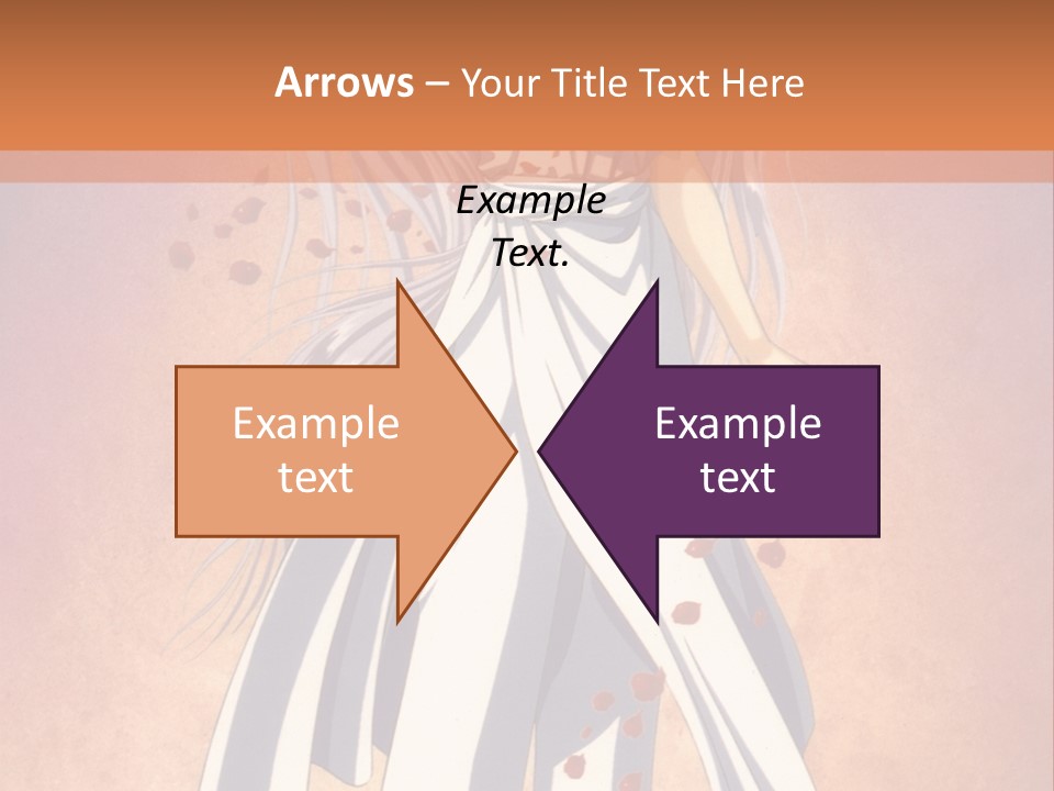 A Woman In A White Dress Holding A Flower PowerPoint Template