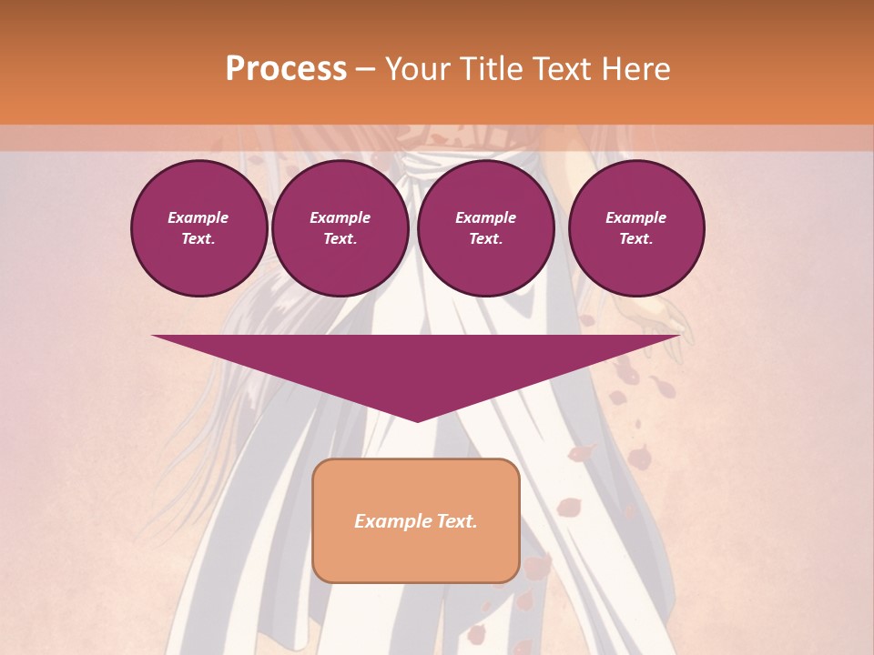 A Woman In A White Dress Holding A Flower PowerPoint Template