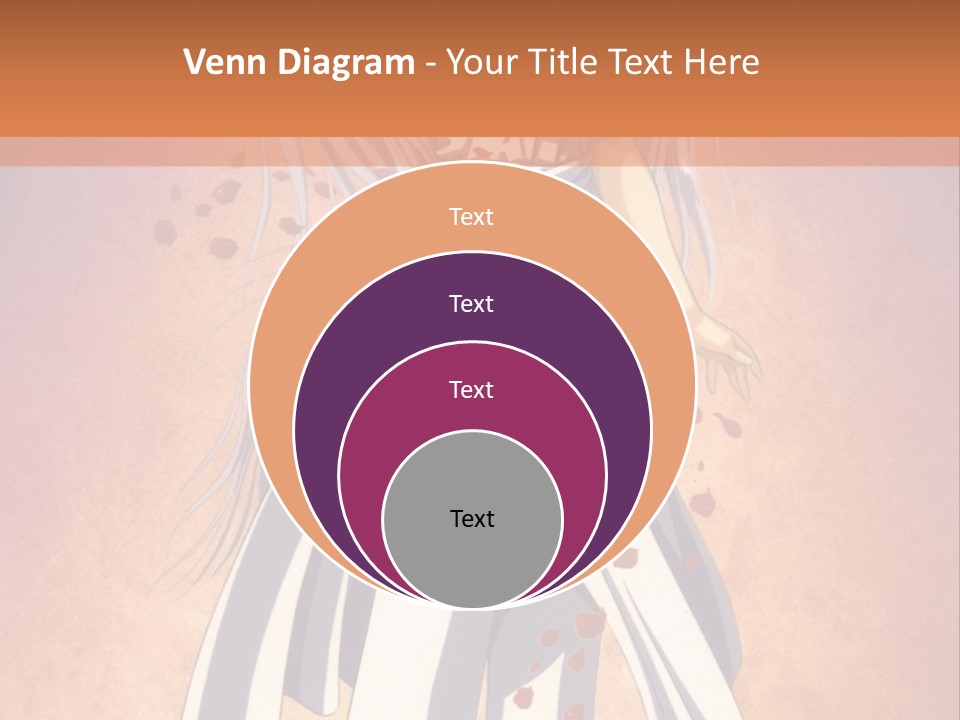A Woman In A White Dress Holding A Flower PowerPoint Template