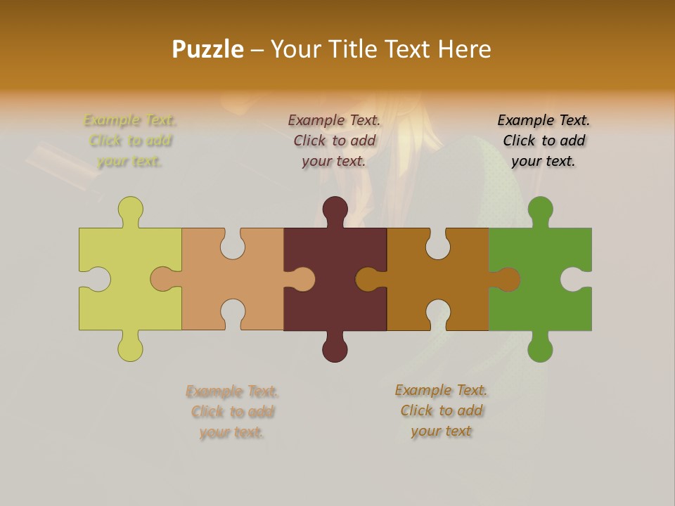 A Woman In A Green Shirt And Hat Holding A Toothbrush PowerPoint Template