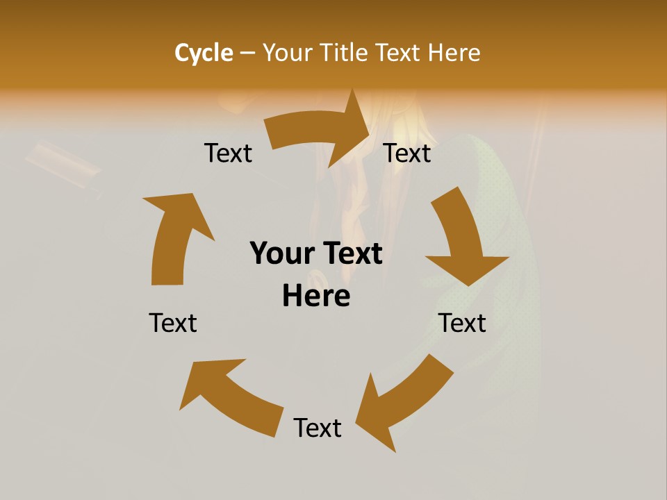 A Woman In A Green Shirt And Hat Holding A Toothbrush PowerPoint Template