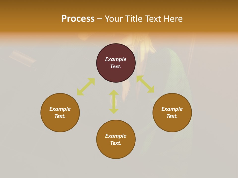 A Woman In A Green Shirt And Hat Holding A Toothbrush PowerPoint Template