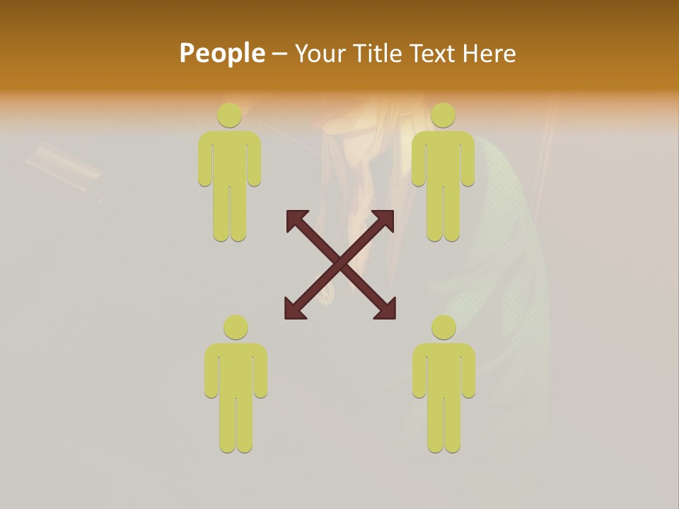 A Woman In A Green Shirt And Hat Holding A Toothbrush PowerPoint Template