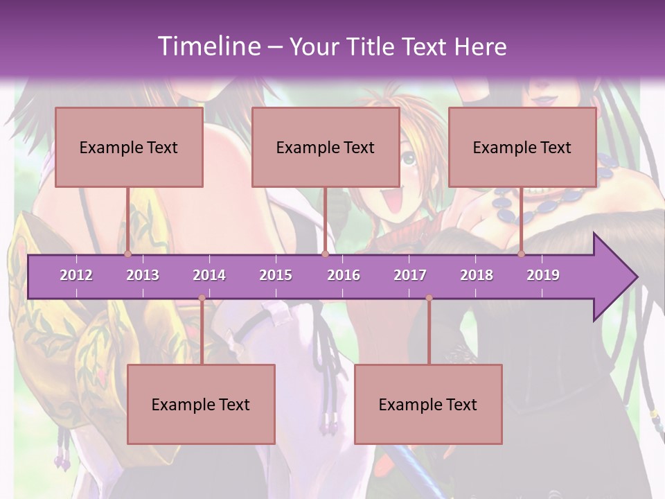 A Group Of Women Standing Next To Each Other PowerPoint Template