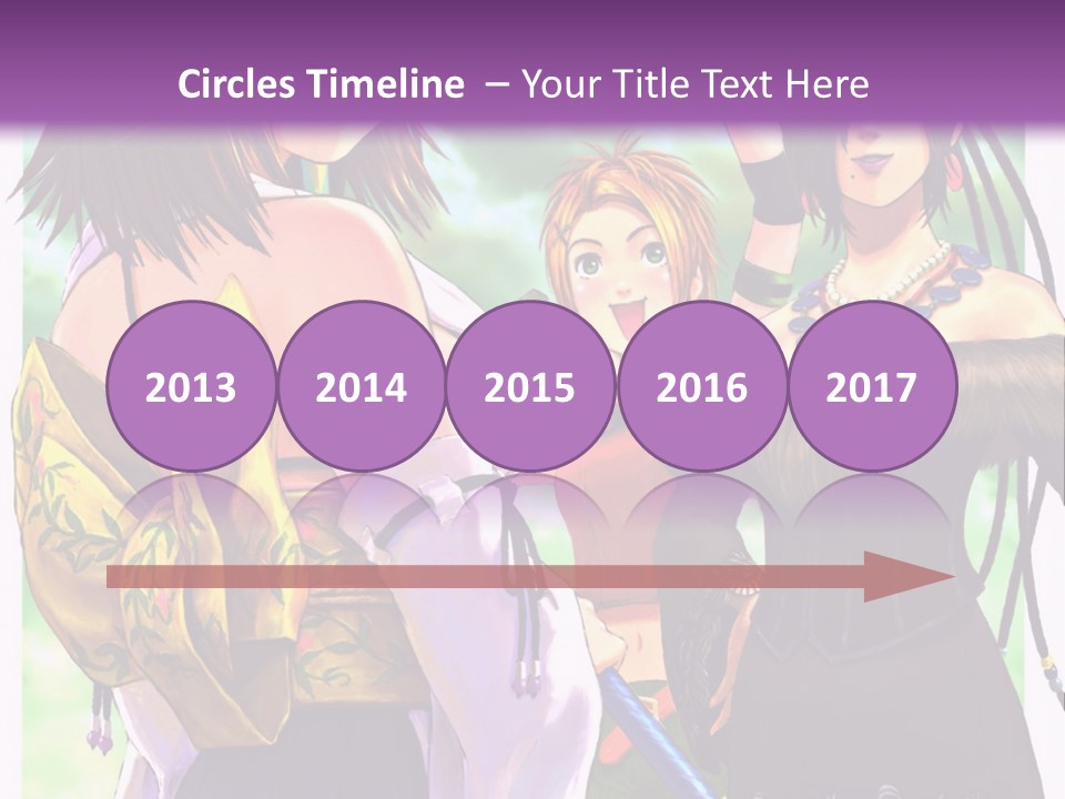 A Group Of Women Standing Next To Each Other PowerPoint Template