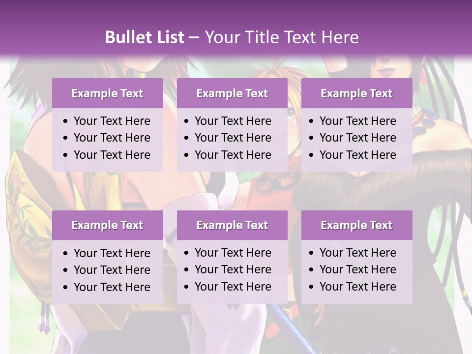 A Group Of Women Standing Next To Each Other PowerPoint Template