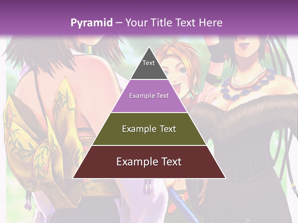 A Group Of Women Standing Next To Each Other PowerPoint Template