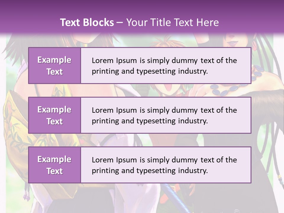 A Group Of Women Standing Next To Each Other PowerPoint Template